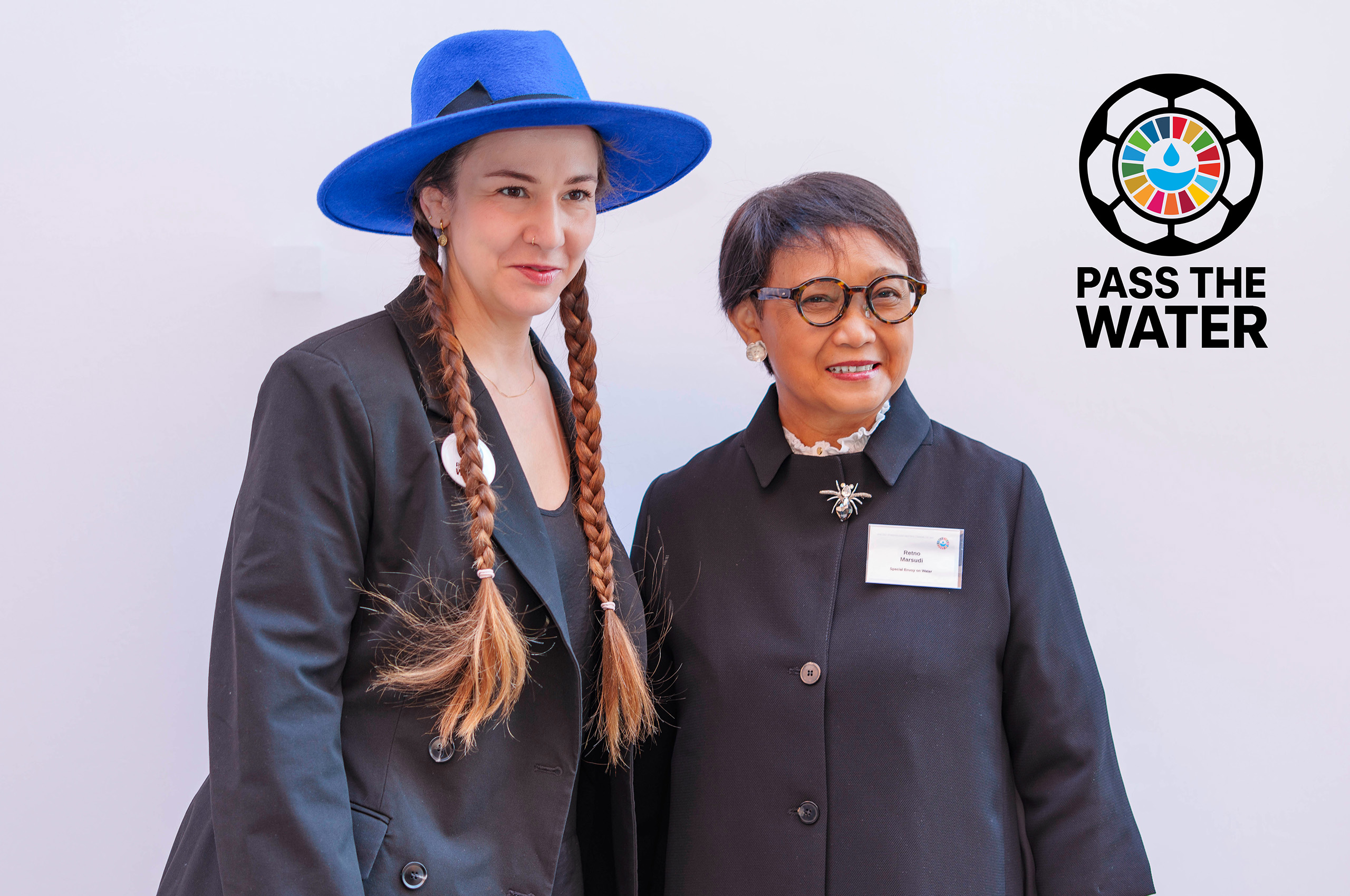 Agnes Fritz and Retno Marsudi
